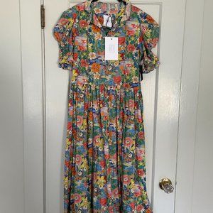 NWT Horror Vacui Leandra Midi Dress